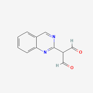 molecular formula C11H8N2O2 B12619380 (Quinazolin-2-yl)propanedial CAS No. 920974-64-7
