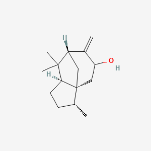 molecular formula C15H24O B1261940 (+)-8(15)-Cedren-9-ol 
