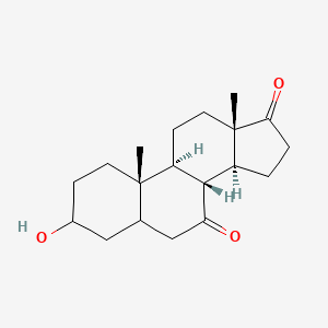 (8R,9S,10S,13S,14S)-3-hydroxy-10,13-dimethyl-2,3,4,5,6,8,9,11,12,14,15,16-dodecahydro-1H-cyclopenta[a]phenanthrene-7,17-dione