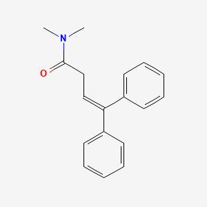 molecular formula C18H19NO B12619461 N,N-Dimethyl-4,4-diphenylbut-3-enamide CAS No. 915318-08-0