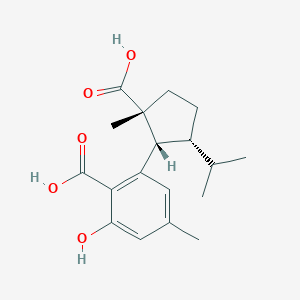 molecular formula C18H24O5 B1261953 Debromohamigeran E 