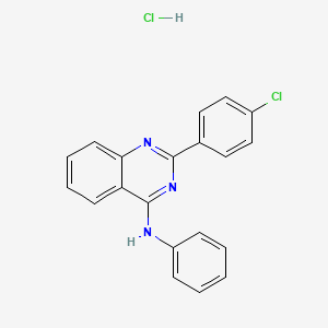 molecular formula C20H15Cl2N3 B12619596 C20H15Cl2N3 