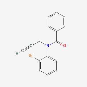 molecular formula C16H12BrNO B12619608 N-(2-Bromophenyl)-N-(prop-2-yn-1-yl)benzamide CAS No. 918334-65-3