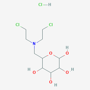 D-Galactopyranose, 6-[bis(2-chloroethyl)amino]-6-deoxy-, hydrochloride (9CI);D-Galactopyranose, 6-[bis(2-chloroethyl)amino]-6-deoxy-, hydrochloride (9CI)