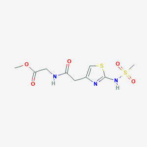 molecular formula C9H13N3O5S2 B12619637 C9H13N3O5S2 