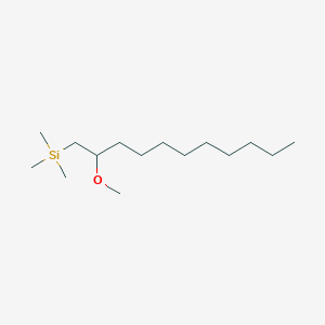 molecular formula C15H34OSi B12619645 (2-Methoxyundecyl)(trimethyl)silane CAS No. 920753-75-9