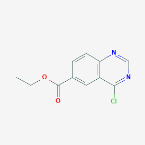 B126197 Ethyl 4-chloroquinazoline-6-carboxylate CAS No. 155960-94-4