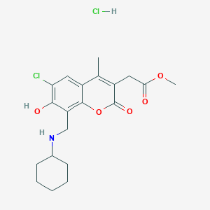 molecular formula C20H25Cl2NO5 B12619701 C20H25Cl2NO5 