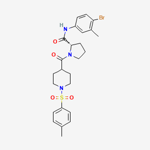 molecular formula C25H30BrN3O4S B12619884 C25H30BrN3O4S 
