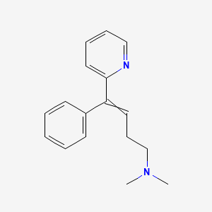 molecular formula C17H20N2 B12619946 N,N-Dimethyl-4-phenyl-4-(pyridin-2-yl)but-3-en-1-amine CAS No. 915318-11-5