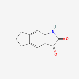 Cyclopent[f]indole-2,3-dione, 1,5,6,7-tetrahydro-