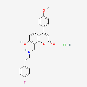 molecular formula C25H23ClFNO4 B12620016 C25H23ClFNO4 