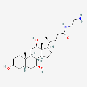 molecular formula C26H46N2O4 B1262002 N-(2-Aminoethyl)-3alpha,7alpha,12alpha-trihydroxy-5beta-cholan-24-amide CAS No. 78793-09-6