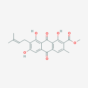 molecular formula C22H20O7 B1262008 Laurenquinone A 