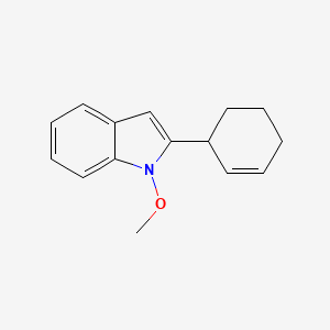 molecular formula C15H17NO B12620084 2-(Cyclohex-2-en-1-yl)-1-methoxy-1H-indole CAS No. 919119-85-0