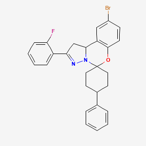 molecular formula C27H24BrFN2O B12620103 C27H24BrFN2O 