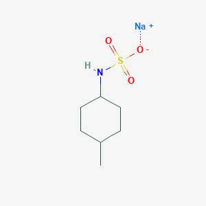 molecular formula C7H14NNaO3S B1262012 4-Methylcyclohexylsulfamate CAS No. 38756-52-4