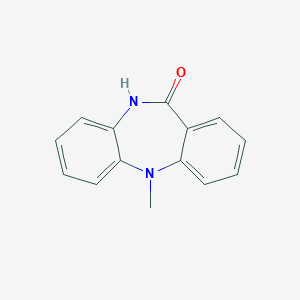 molecular formula C14H12N2O B126203 5,10-二氢-5-甲基-11H-二苯并[b,e][1,4]二氮杂卓-11-酮 CAS No. 5026-42-6