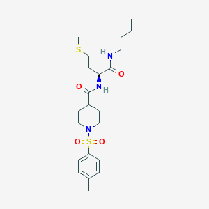 molecular formula C22H35N3O4S2 B12620303 C22H35N3O4S2 