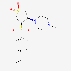 molecular formula C17H26N2O4S2 B12620339 C17H26N2O4S2 