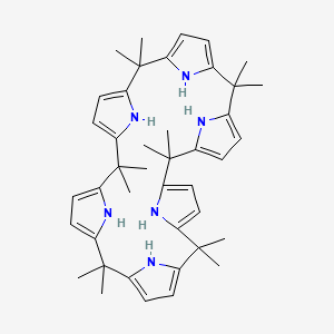 molecular formula C42H54N6 B1262039 Meso-dodecamethylcalix[6]pyrrole 