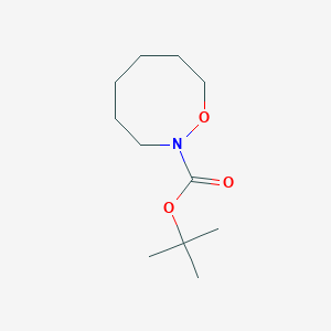 molecular formula C11H21NO3 B12620430 N-Boc-1,2-oxazocane CAS No. 908333-98-2