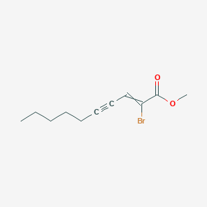 molecular formula C11H15BrO2 B12620553 Methyl 2-bromodec-2-en-4-ynoate CAS No. 919123-68-5