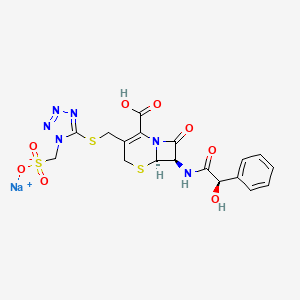 molecular formula C18H17N6NaO8S3 B1262056 Cefonicid Monosodium CAS No. 71420-79-6
