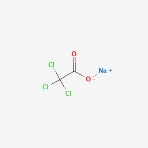 molecular formula C2HCl3NaO2 B1262058 Sodium trichloroacetate CAS No. 650-51-1