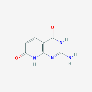 molecular formula C7H6N4O2 B12620658 2-Aminopyrido[2,3-d]pyrimidine-4,7(1H,8H)-dione CAS No. 945738-71-6