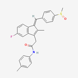 molecular formula C27H24FNO2S B12620663 C27H24Fno2S 