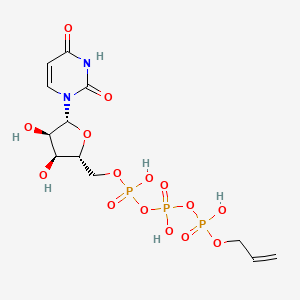 molecular formula C12H19N2O15P3 B1262070 Allyl uridine-triphosphate 