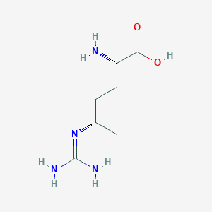 molecular formula C7H16N4O2 B1262098 (5S)-5-methyl-L-arginine 