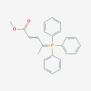 molecular formula C24H23O2P B12620992 Methyl 4-(triphenyl-lambda~5~-phosphanylidene)pent-2-enoate CAS No. 921213-03-8