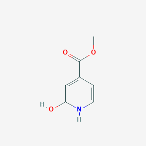 molecular formula C7H9NO3 B12621037 Methyl 2-hydroxy-1,2-dihydropyridine-4-carboxylate CAS No. 918299-66-8