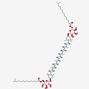molecular formula C82H132O14 B1262108 Thermobiszeaxanthin-15-15 