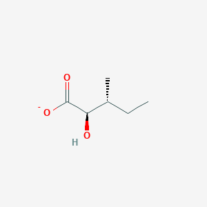 molecular formula C6H11O3- B1262117 (2R,3R)-2-hydroxy-3-methylpentanoate 