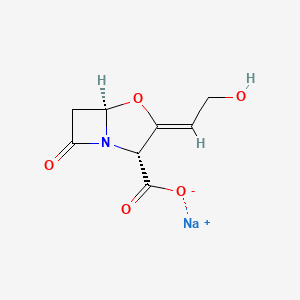 molecular formula C8H8NNaO5 B1262121 Clavulanic acid sodium salt CAS No. 57943-81-4