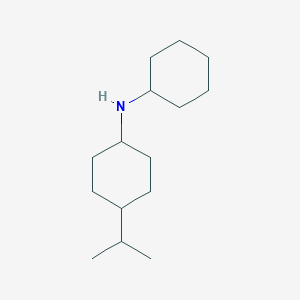 molecular formula C15H29N B12621221 N-Cyclohexyl-4-(propan-2-yl)cyclohexan-1-amine CAS No. 920280-64-4