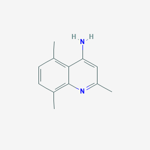 molecular formula C12H14N2 B12621240 4-Amino-2,5,8-trimethylquinoline CAS No. 948292-44-2