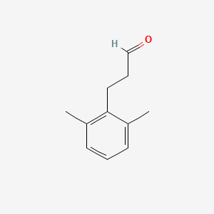 molecular formula C11H14O B12621290 Benzenepropanal, 2,6-dimethyl- CAS No. 1070990-24-7