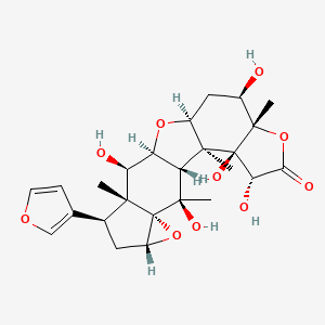 molecular formula C25H32O10 B1262134 Toonaciliatin F 