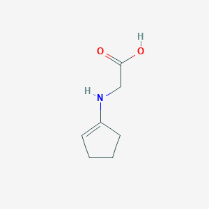 molecular formula C7H11NO2 B1262139 Cyclopent-1-enylglycine 