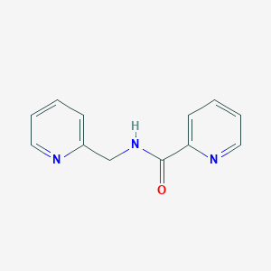 molecular formula C12H11N3O B1262141 N-[(pyridin-2-yl)methyl]pyridine-2-carboxamide 