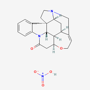 molecular formula C21H23N3O5 B1262142 Strychnine nitrate CAS No. 66-32-0