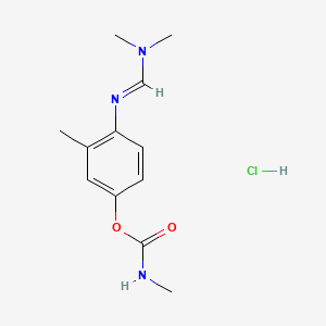 molecular formula C12H18ClN3O2 B1262143 Formparanate hydrochloride CAS No. 35452-92-7