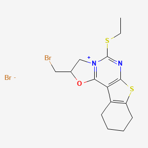 molecular formula C15H18Br2N2OS2 B12621438 C15H18Br2N2OS2 