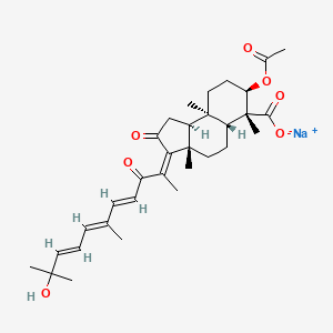 molecular formula C32H43NaO7 B1262146 sodium globostellatate A 