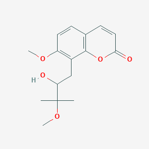 8-(2-Hydroxy-3-methoxy-3-methylbutyl)-7-methoxy-1-benzopyran-2-one