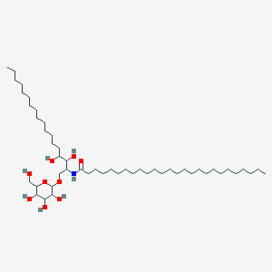 molecular formula C50H99NO9 B1262152 N-[3,4-dihydroxy-1-[3,4,5-trihydroxy-6-(hydroxymethyl)oxan-2-yl]oxyoctadecan-2-yl]hexacosanamide 